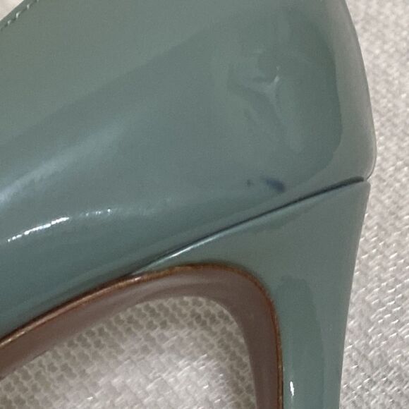 Blue Prada Patent Leather Pumps - Picture 5 of 6